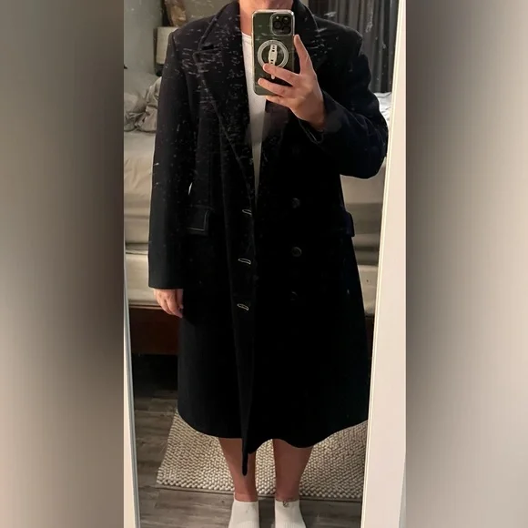 Ladies Mohair and Wool long coat Jackets & Coats